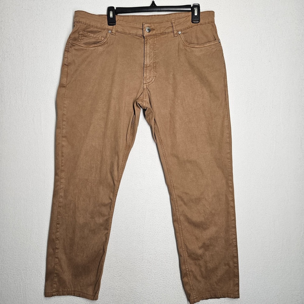 Peter Millar Pants Mens 36 Chestnut Wayfare Five-Pocket Pant Crown Crafted Golf